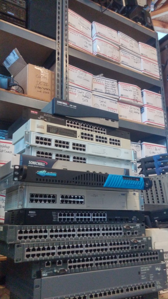 Networking Switches, Routers, Firewalls, Hard Drives, SATA Cables, Hard to find parts locally here in Prescott Valley